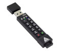 Apricorn Aegis Secure Key 3NX: Software-Free 256-Bit AES XTS Encrypted USB 3.1 Flash Key with FIPS 140-2 level 3 validation, 8GB