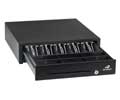 Logic Controls CD415 Cash Drawer - 5 Bills, 6 Coins - Dimension 16X16X4.5, Black, Hardwired RJ12, Compatible with EPSON or Star Printers
