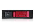 iStarUSA 1x5.25" to 1x3.5" SATA/SAS 12 Gb/s Trayless Hot-Swap Cage - Red