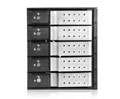 iStarUSA 3x5.25" to 5x3.5" SAS/SATA 12 Gb/s Trayless Hot-Swap Cage -  Silve