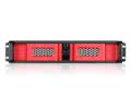 iStarUSA D-200LSE 2U High Performance Rackmount Chassis - Red (Power Supply Not Included)