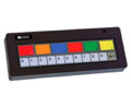 Logic Controls KB1700 17 KEY Programmable KEYPAD (BUMP BAR) - Black, USB Interface, Legend Sheet A (IBM Bump Bar Compatible Layout)