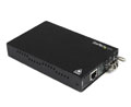 STARTECH OAM Managed Gigabit Ethernet Fiber Media Converter - Multi Mode LC 550m -  1 x Network (RJ-45) - 10/100/1000Base-T, 1000Base-LX/SX - External