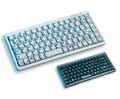 Cherry Keyboards 11"ULTRASLIM KBD,US REDUCED 86 POS KEY,USB & PS/2, GREY