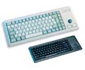 Cherry Keyboards 15"ULTRASLIM, 83 Key,Black USB, INTEGRATED TRACKBALL