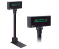 Logic Controls PDX3000 Pole Display, 5 MM, 2x20, USB, Port Powered, UNIVERSAL Command Set, BLACK