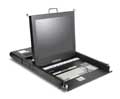 iStarUSA WL-21708 1U Rackmount 17" TFT LCD Keyboard Drawer with Built-in 8-port KVM