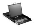 iStarUSA 1U Rackmount 17" TFT LCD Keyboard Drawer with Built-in 16-port KVM