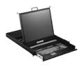iStarUSA WL-21916 1U Rackmount 19" TFT LCD Keyboard Drawer with Built-in 16-port KVM