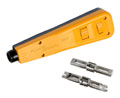 Fluke Networks D814 impact tool with EverSharp 110, EverSharp 66 blade & free blade