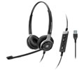 Sennheiser Century SC 660 USB ML Headset - Stereo - Black, Silver - USB - Wired - Over-the-head - Binaural - Circumaural - Noise Cancelling Microphone