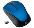 Logitech Wireless Mouse M310 - Laser - Wireless - Radio Frequency - Blue - USB - Scroll Wheel - Symmetrical