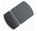 Fellowes Gel Wrist Rest and Mouse Pad - 10.1" x 6.3" x 0.9" Dimension - Gel, Lycra - Wear Resistant, Tear Resistant