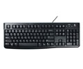 Logitech K120 Keyboard - Cable Connectivity - USB Interface - English - Black