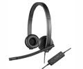 Logitech USB Headset Stereo H570e - Wired -  Over-the-head - Binaural - Supra-aural - Noise Cancelling, Electret Microphone