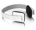 Aluratek ABH04F Bluetooth Wireless Stereo Headphones - White - Wireless - Bluetooth - Over-the-head - Binaural - Supra-aural