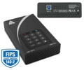 Apricorn Aegis Padlock DT FIPS ADT-3PL256F-2000 2 TB External Hard Drive - USB 3.0 - 7200 - 8 MB Buffer - Desktop