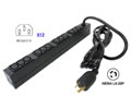 APC Basic Rack 3.328kVA PDU - 3.33kVA - 1U Rack-mountable -  INPUT: NEMA L6-20P, OUtPUT: 12 x IEC 320-C13