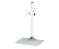 Monitor Stand - Desktop Display Stand with Height Adjustable Monitor Mount - 12" to 30" Screen Support - 30.86 lb Load Capacity - Desktop, Tabletop - Steel, Plastic, Aluminum - Silver SWIVEL MONITOR STAND