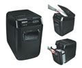 Fellowes AutoMax 130C Auto Feed Shredder - Cross Cut - 130 Per Pass - 8.50 gal Wastebin Capacity