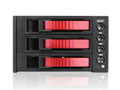 iStarUSA 2x 5.25" to 3x 3.5" 2.5" SAS/SATA 6 Gbps HDD SSD Hot-swap Cage - Red