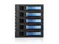 iStarUSA 3x5.25" to 5x3.5" SAS/SATA 6.0 Gb/s Hot-Swap Cage - Blue