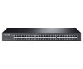 TP-LINK 48-Port 10/100/1000Mbps Gigabit 19-inch Rackmount Switch, 96Gbps Switching Capacity - 48 x RJ-45 - 10/100/1000Base-T