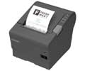 Epson TM-T88V Thermal Receipt Printer, PoweredUSB and USB Interfaces, Auto-cutter. Power Supply Not Required. Color: Dark gray. (Interface Cables Not Included)