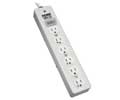 TRIPP LITE 6-Outlets Surge Suppressor - 6 x NEMA 5-15R - 1.80 kVA - 1050 J - 125 V AC Input - 125 V AC Output