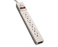 TRIPP LITE Protect It TLP608TEL 6-Outlets Surge Suppressor - 6 x NEMA 5-15R - 1.88 kVA - 990 J - 125 V AC Input - 125 V AC Output