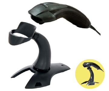 Honeywell Voyager 1200g Barcode Scanner - 1D, Laser, USB Kit (Includes USB Cable and Rigid Presentation Stand). Color : Black