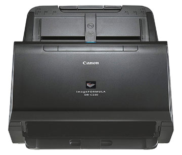 Canon imageFORMULA DR-C230 Sheetfed Scanner - 600 dpi Optical - 30 ppm (Mono) - 30 ppm (Color) - Duplex Scanning - USB