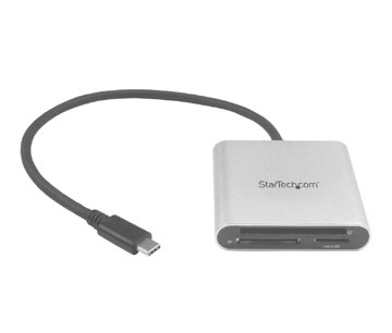 Star Tech.com USB 3.0 Flash Memory Multi-Card Reader / Writer with USB-C