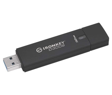 Kingston 32GB IronKey D300 USB 3.1 Flash Drive