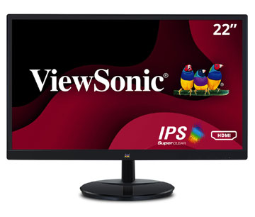 ViewSonic VA2259-SMH 22" 1080p IPS Monitor with HDMI and VGA Inputs - 22" Monitor - IPS Technology - Full HD 1920 x 1080p