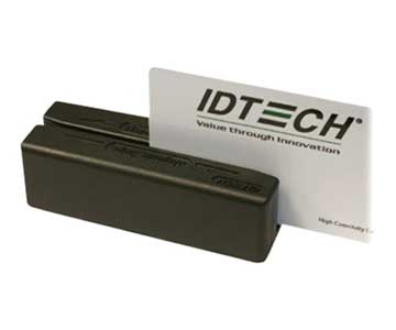 ID Tech MINIMAG 2,USB (KYBD EMUL) MSR TRK 1/2,BLACK