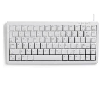 CHERRY Ultraslim G84-4100 POS Keyboard - 83 Keys - PS/2, USB - Light Gray