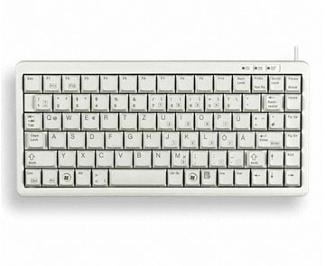 Cherry G84 KEYB 11IN ULTRASLIM US 86-KEY USB & PS/2 MECH. KEY SWITCH - Light Gray