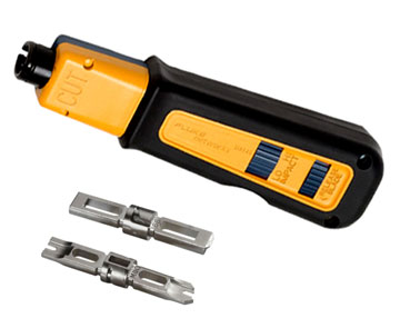 Fluke Networks D914S impact tool with EverSharp 66/110 cut blade