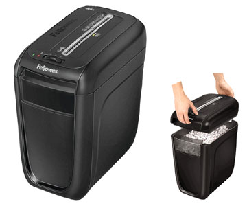 Fellowes Powershred 60Cs Cross-Cut Shredder - Cross Cut - 10 Per Pass - 6 gal Waste Capacity