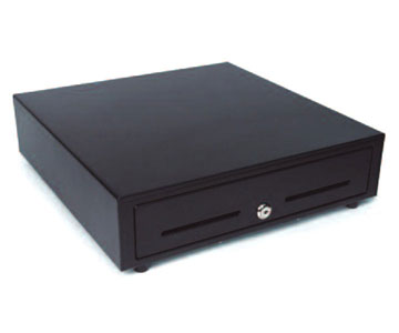 Star CD3-1313BK Cash Drawer - 13" x 13" - 4 Bill - 5 Coin - 2 Media Slot - Printer Driven - Stainless Steel - Black (Includes interface cable)