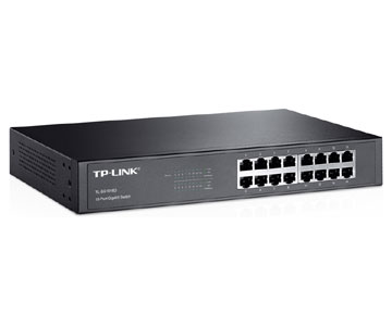 TP-Link GIGABIT DESKTOP SWITCH 16PORT 16/10/100/1000M & METAL CASE