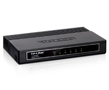 TP-LINK 10/100/1000Mbps 5-Port Gigabit Desktop Switch, 10Gbps Capacity - 5 Ports - 5 x RJ-45 - 10/100/1000Base-T