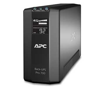 APC Back-UPS RS 700 VA Tower UPS - 700VA/450W - 3 Minute Full Load - 3 x NEMA 5-15R