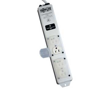 TRIPP LITE 4-Outlets Hospital Grade Surge Suppressor - Receptacles: 4 x NEMA 5-15R