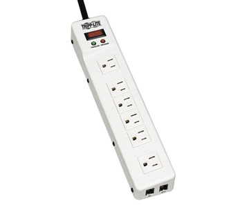 TRIPP LITE Protect It! 6-outlets Surge Suppressor - Receptacles: 6 x NEMA 5-15R - 1340J