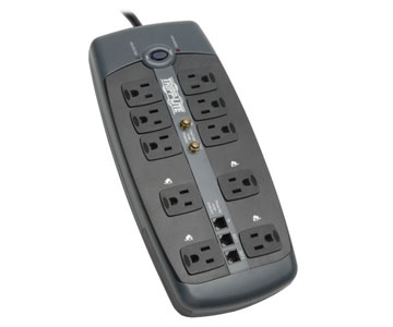 TRIPP LITE 10 Outlets Surge Suppressor - Receptacles: 8 x NEMA 5-15R - 3345J