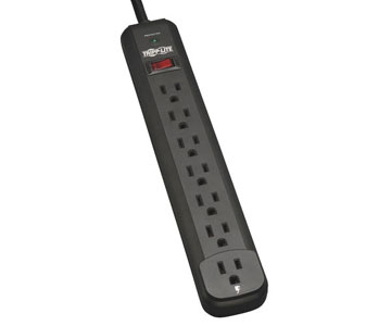 TRIPP LITE Protect It! 7-Outlets Surge Suppressor - Receptacles: 7 x NEMA 5-15R - 1080J