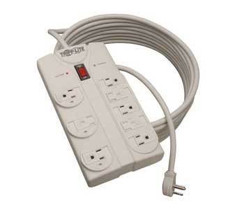 TRIPP LITE Protect It! 8-Outlet Surge Suppressor - Receptacles: 8 x NEMA 5-15R - 1440J